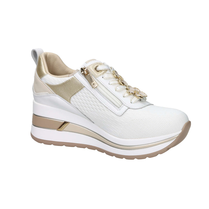 Donna Serena Donna Sneakers 2L6037DM Bianco/Oro
