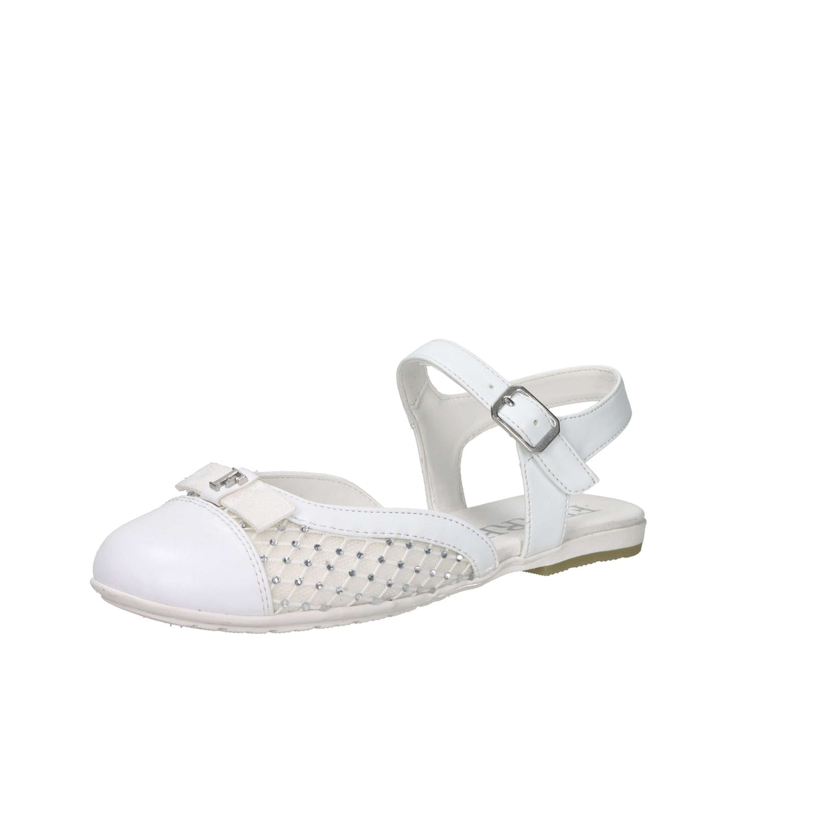 Ferre' Girls' Slingback FB-461 White