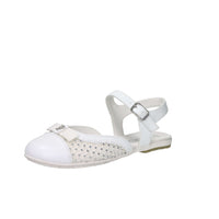 Ferre' Girls' Slingback FB-461 White