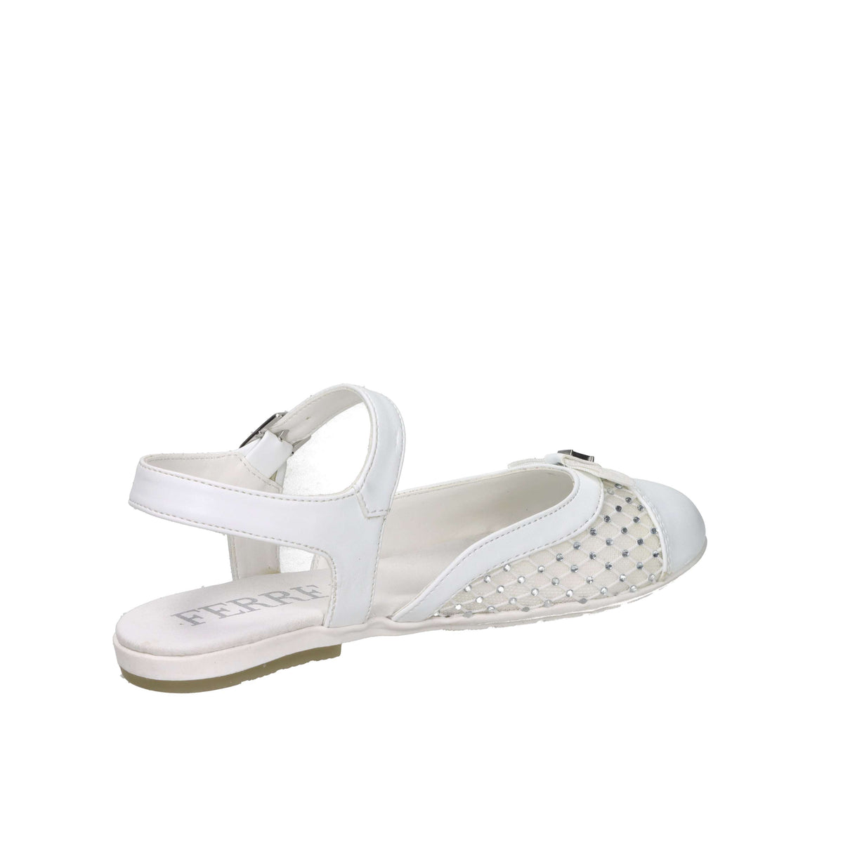 Ferre' Girls Slingback FB-461 White