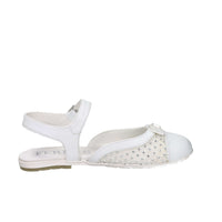 Ferre' Girls Slingback FB-461 White