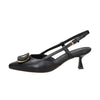 Donna Serena Femme Slingback 436073DP Noir