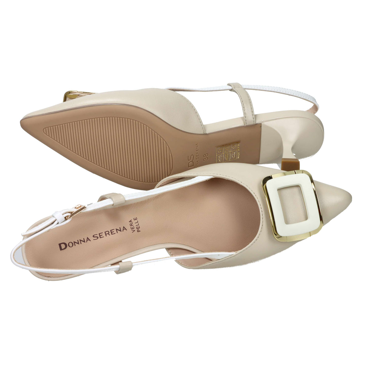 Donna Serena Femme Slingback 436073DP Beige