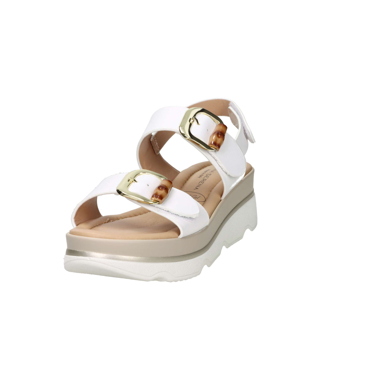 Donna Serena Women Wedge Sandal 665950DM White