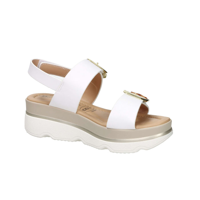 Donna Serena Women Wedge Sandal 665950DM White