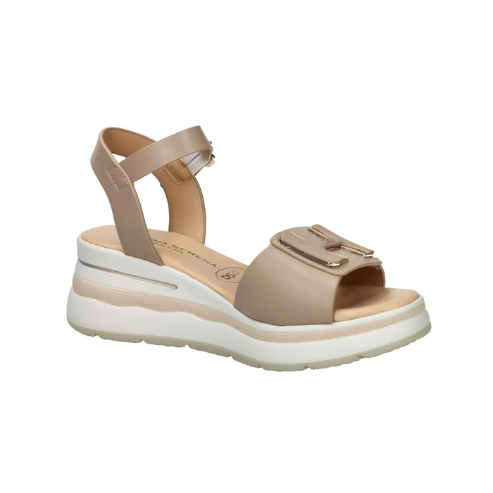 Donna Serena Women Wedge Sandal 1H5996DM Taupe