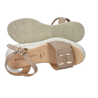 Donna Serena Women Wedge Sandal 1H5996DM Taupe