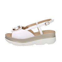 Donna Serena Women Wedge Sandal 665968DM White