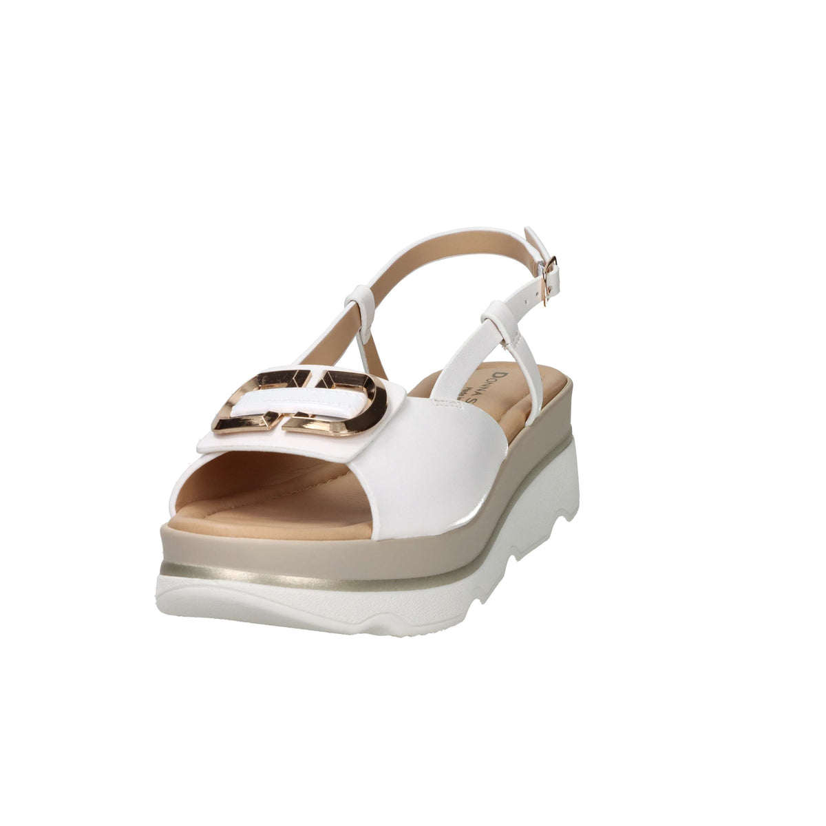 Donna Serena Donna Sandalo con zeppa 665968DM Bianco
