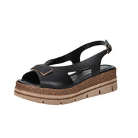 Donna Serena Women’s Wedge Sandal 825959DM Black