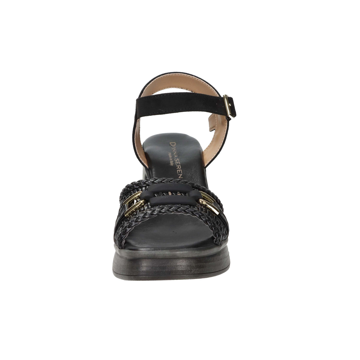 Donna Serena Damen Sandalette mit Absatz 8E5993DM Schwarz