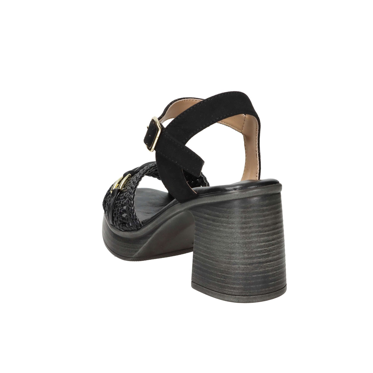 Donna Serena Damen Sandalette mit Absatz 8E5993DM Schwarz