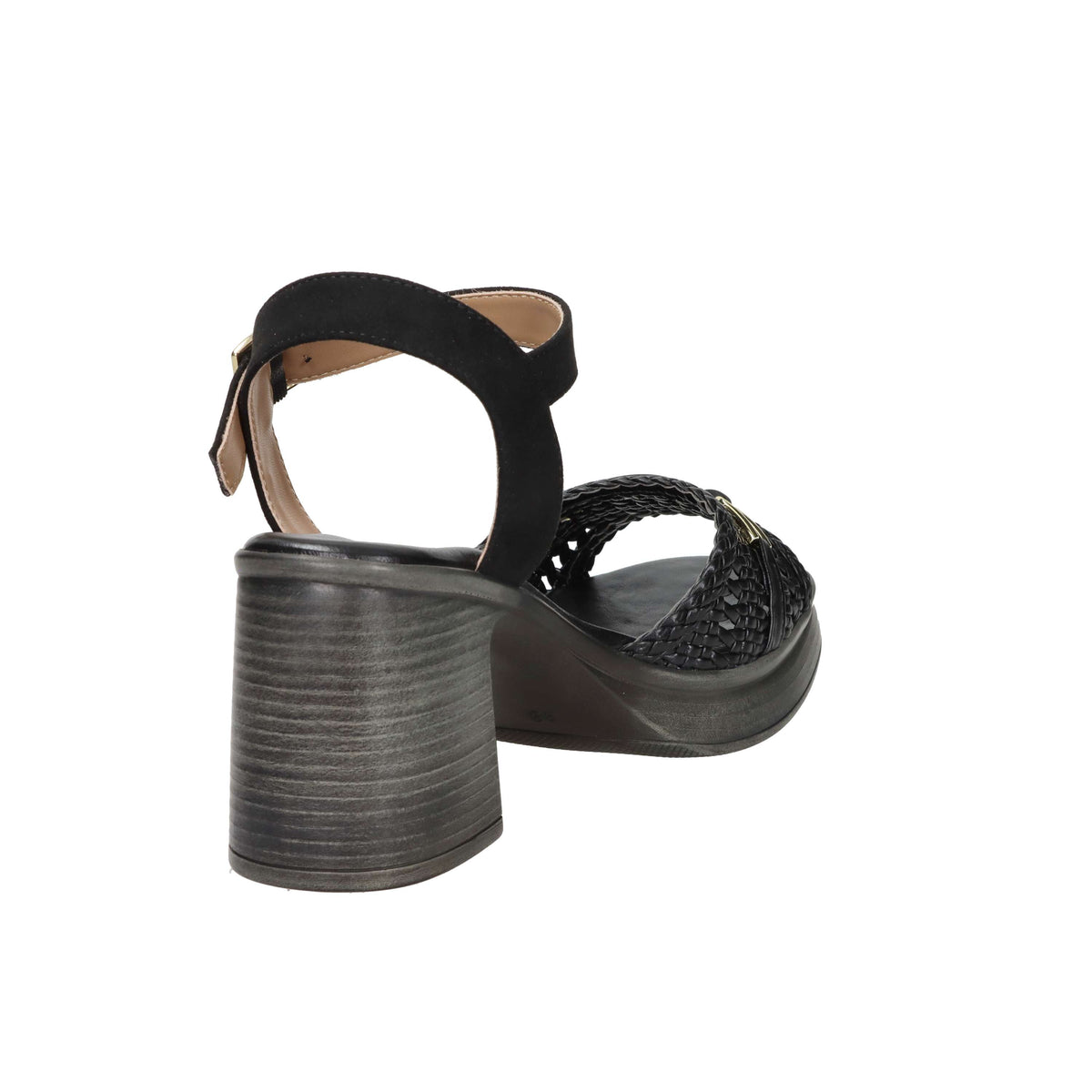 Donna Serena Damen Sandalette mit Absatz 8E5993DM Schwarz