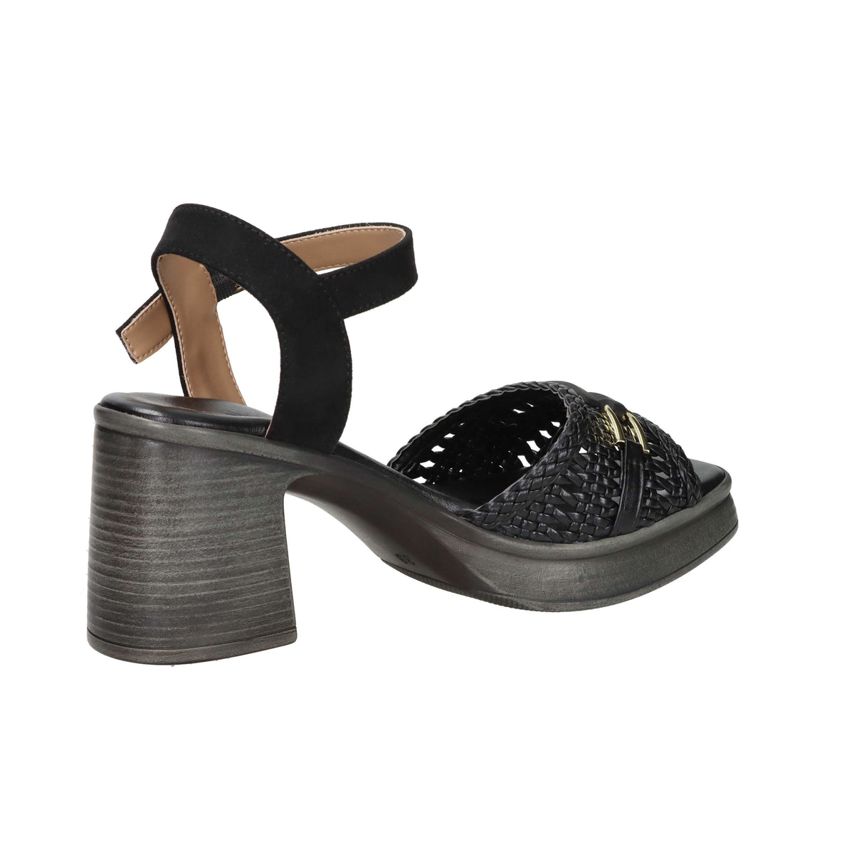 Donna Serena Damen Sandalette mit Absatz 8E5993DM Schwarz