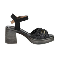 Donna Serena Damen Sandalette mit Absatz 8E5993DM Schwarz