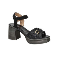 Donna Serena Damen Sandalette mit Absatz 8E5993DM Schwarz