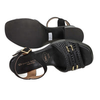 Donna Serena Damen Sandalette mit Absatz 8E5993DM Schwarz