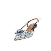 Tamaris Donna Slingback 1-29512-46 Beige/Blu