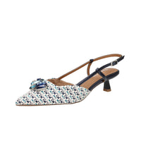 Tamaris Donna Slingback 1-29512-46 Beige/Blu