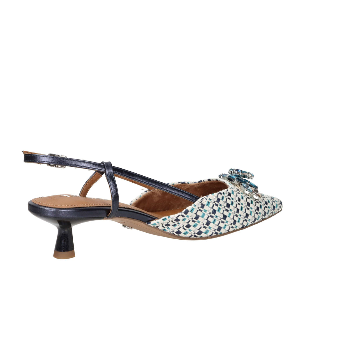 Tamaris Donna Slingback 1-29512-46 Beige/Blu