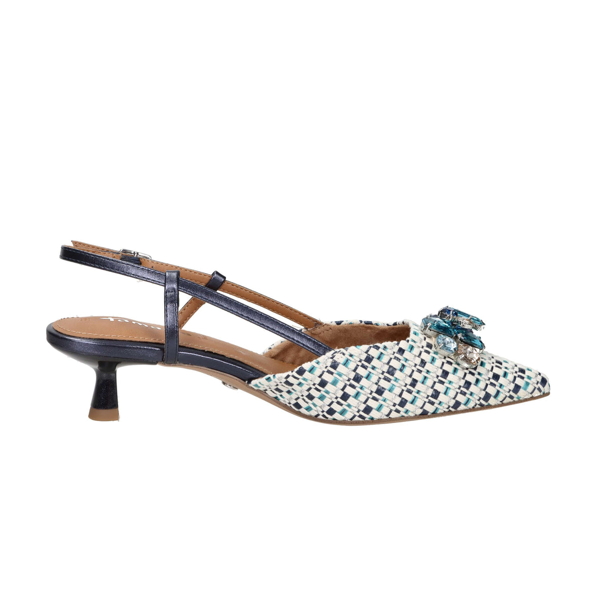 Tamaris Donna Slingback 1-29512-46 Beige/Blu