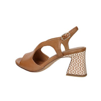 Tamaris Damen Sandale mit Absatz 1-28316-44 Lederbraun