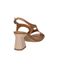 Tamaris Damen Sandale mit Absatz 1-28316-44 Lederbraun