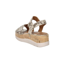 Tamaris Donna Sandalia con cuña 1-28728-46 Beige