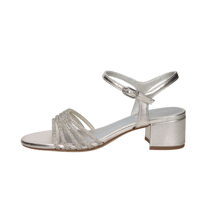 Tamaris Femme Sandale à talon 1-28248-44 Argent