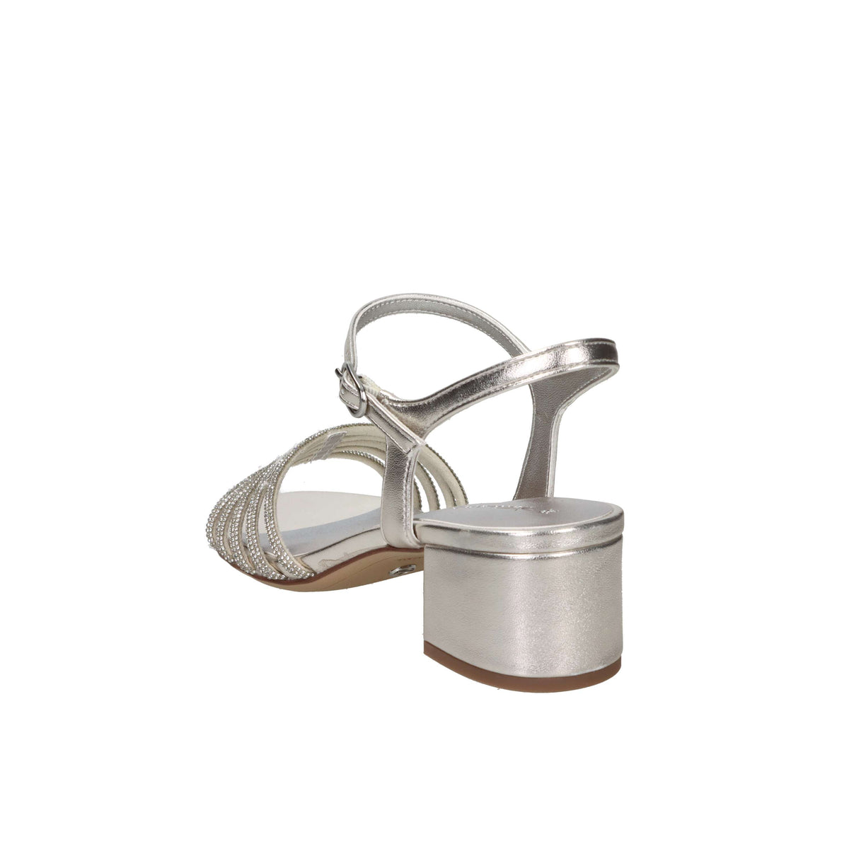 Tamaris Mujer Sandalia con tacón 1-28248-44 Plata