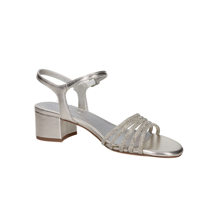Tamaris Femme Sandale à talon 1-28248-44 Argent