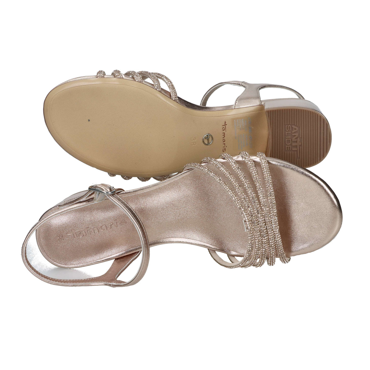 Tamaris Donna Sandalo con tacco 1-28248-44 Rame