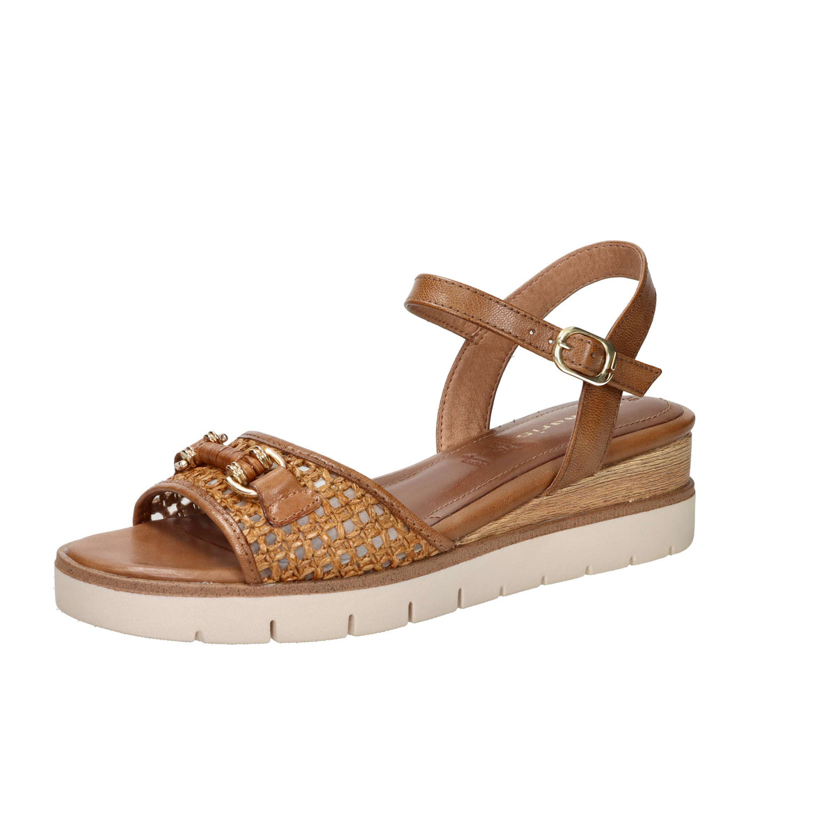 Tamaris Mujer Sandalia con cuña 1-28215-46 Cuero