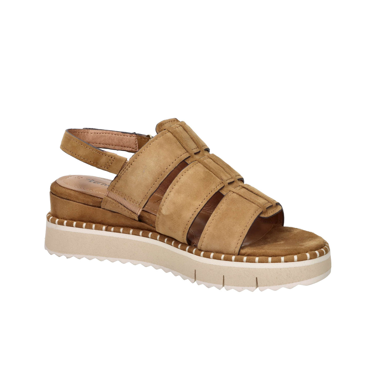 Tamaris Mujer Sandalia con cuña 1-28243-46 Cuero
