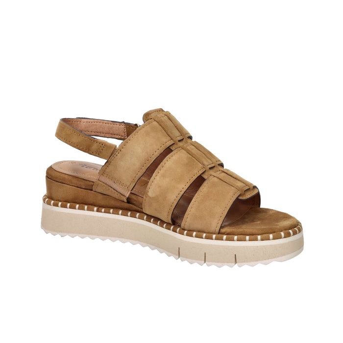 Tamaris Femme Sandale compensée 1-28243-46 Cuir