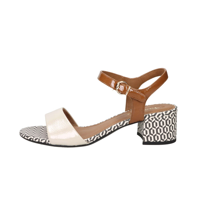Tamaris Donna Sandalo con tacco 1-28249-42 Beige