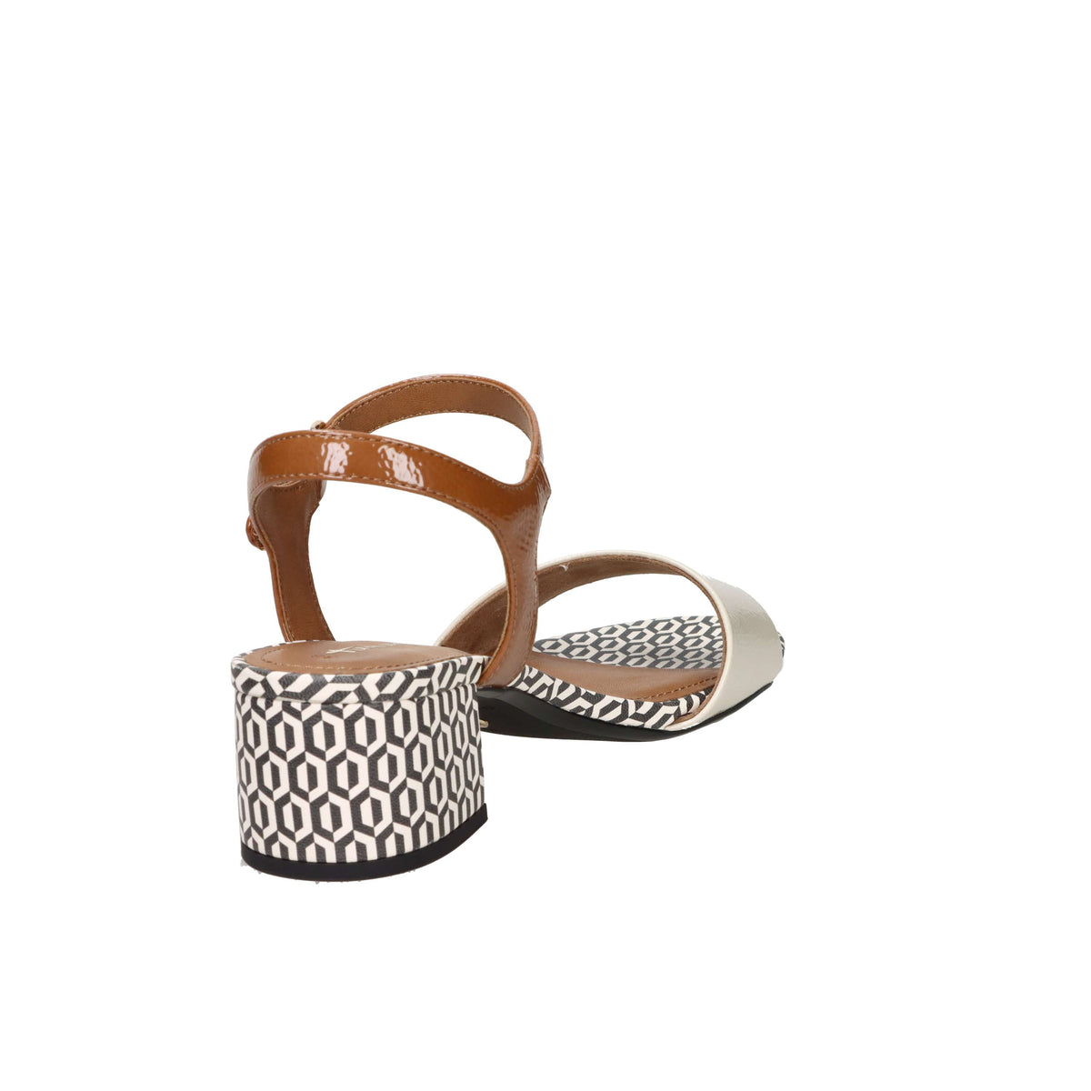 Tamaris Mujer Sandalia con tacón 1-28249-42 Beige