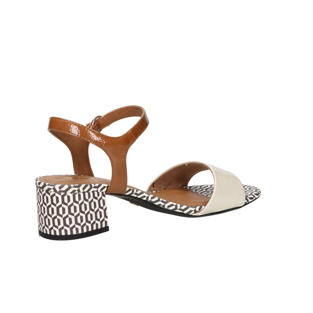 Tamaris Mujer Sandalia con tacón 1-28249-42 Beige
