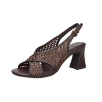 Tamaris Damen Sandale mit Absatz 1-28315-46 Braun