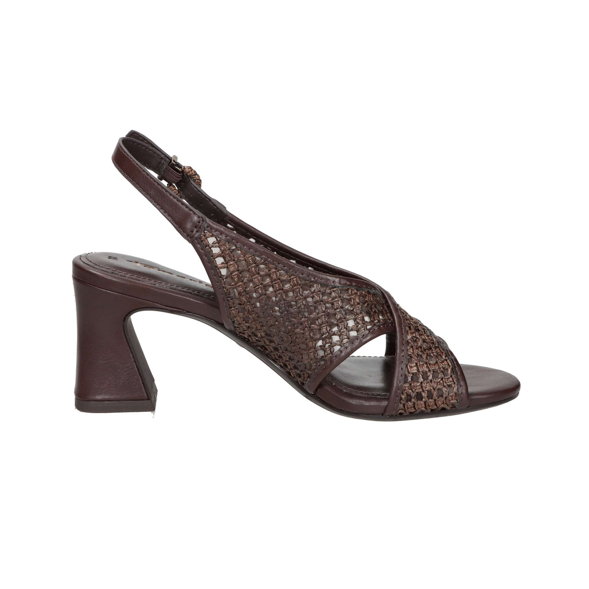 Tamaris Damen Sandale mit Absatz 1-28315-46 Braun