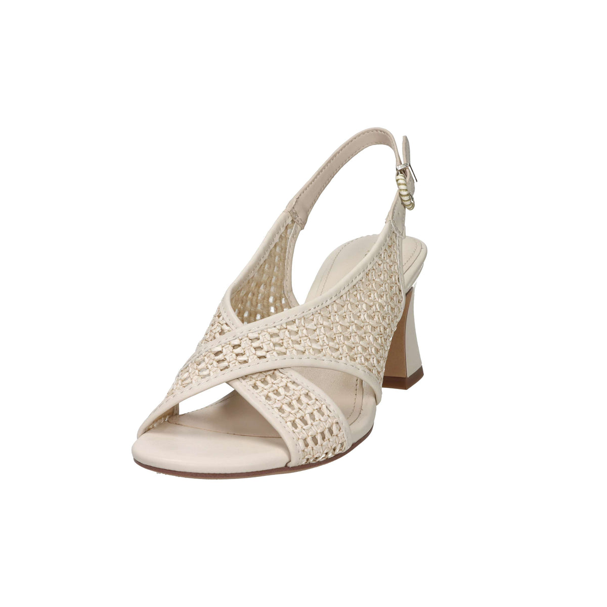 Tamaris Mujer Sandalia con tacón 1-28315-46 Crema