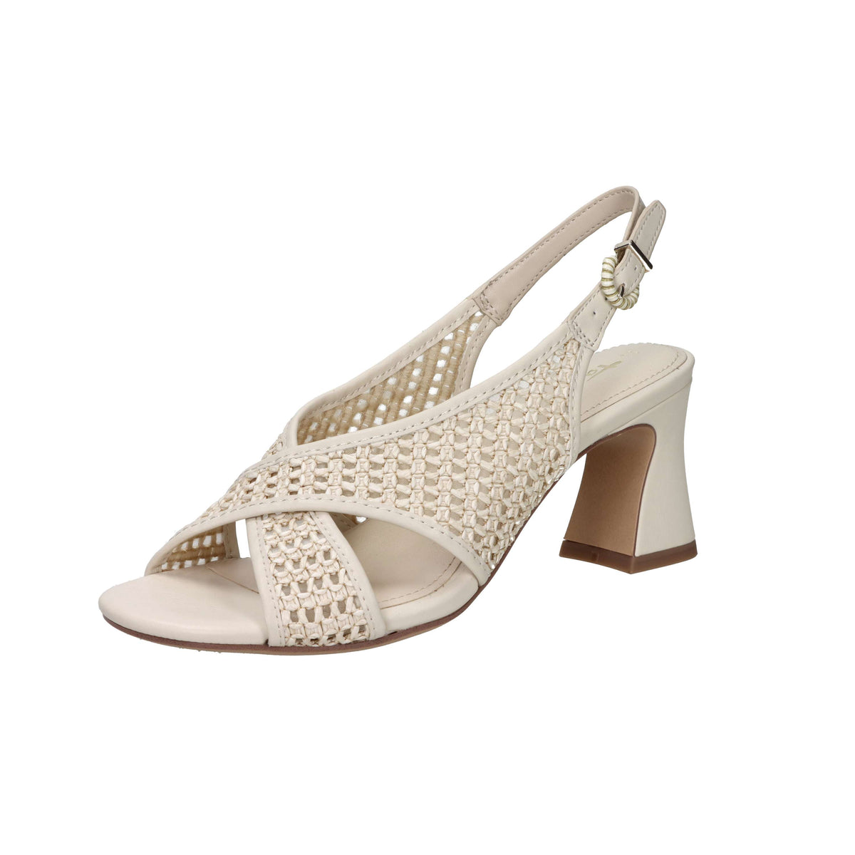 Tamaris Mujer Sandalia con tacón 1-28315-46 Crema