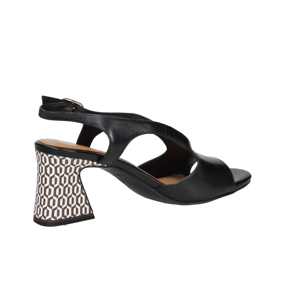 Tamaris Mujer Sandalia con tacón 1-28316-44 Negro