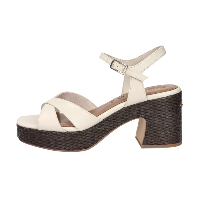 Tamaris Donna Sandalo con tacco 1-28313-44 Beige