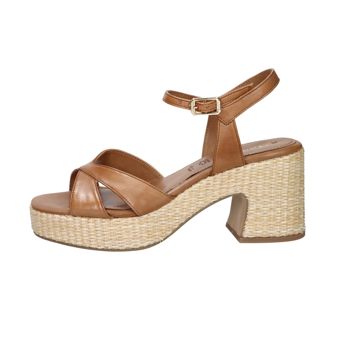 Tamaris Damen Sandale mit Absatz 1-28313-44 Leder