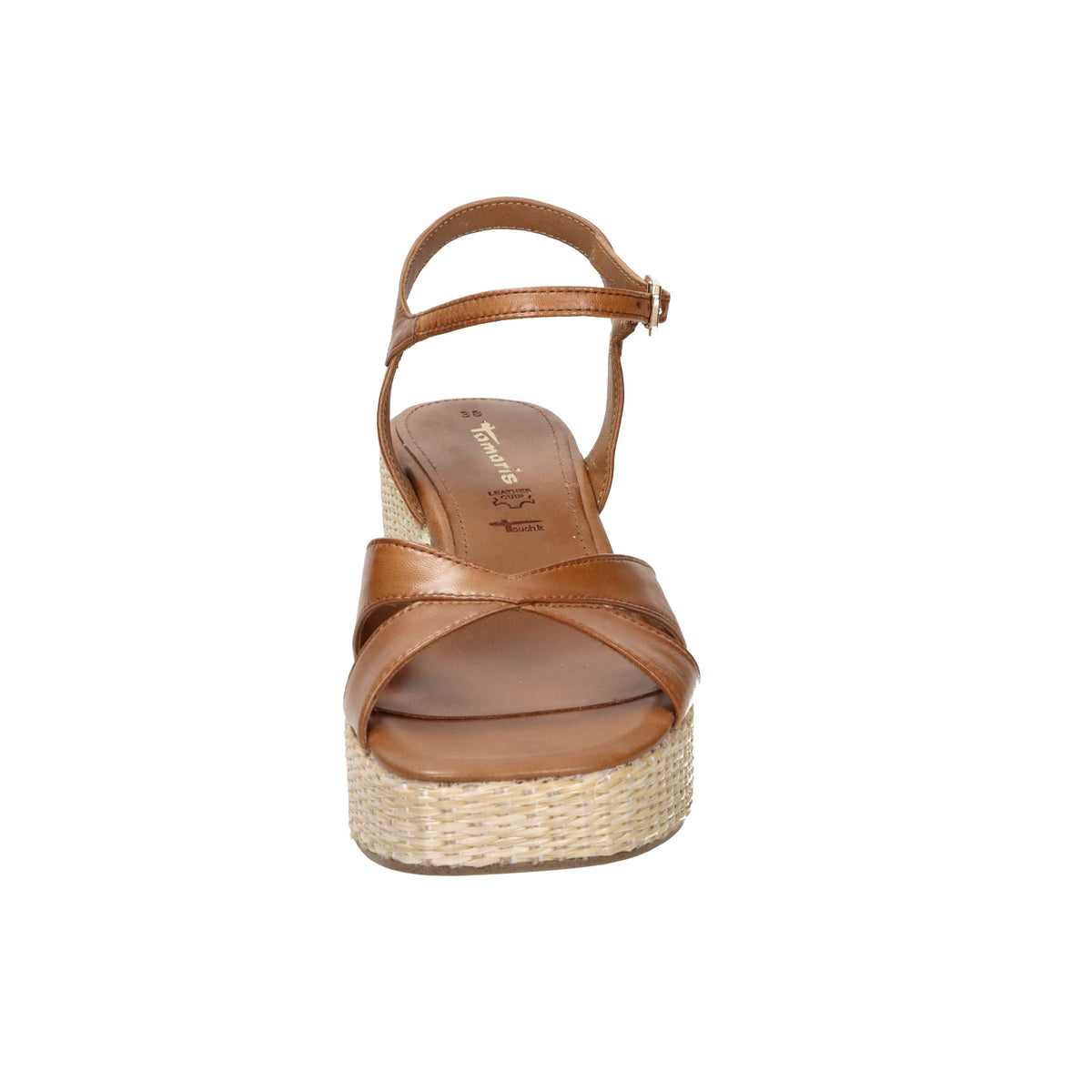 Tamaris Donna Sandalo con tacco 1-28313-44 Cuoio