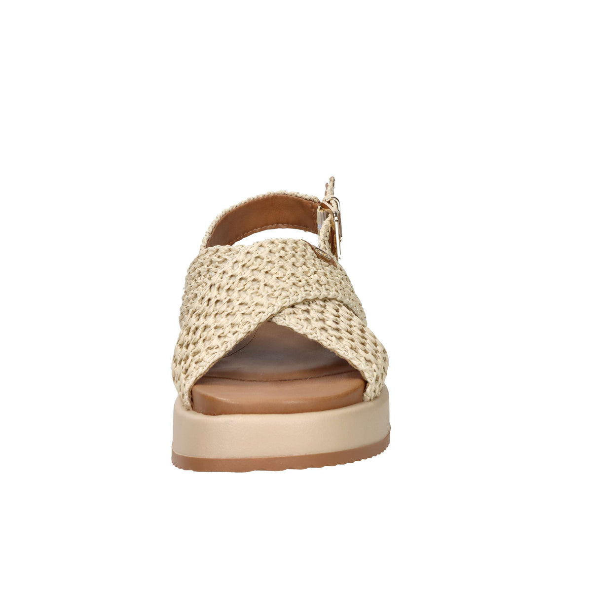 Tamaris Donna Sandalo con zeppa 1-28224-46 Beige/Cuoio