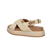 Tamaris Donna Sandalo con zeppa 1-28224-46 Beige/Cuoio