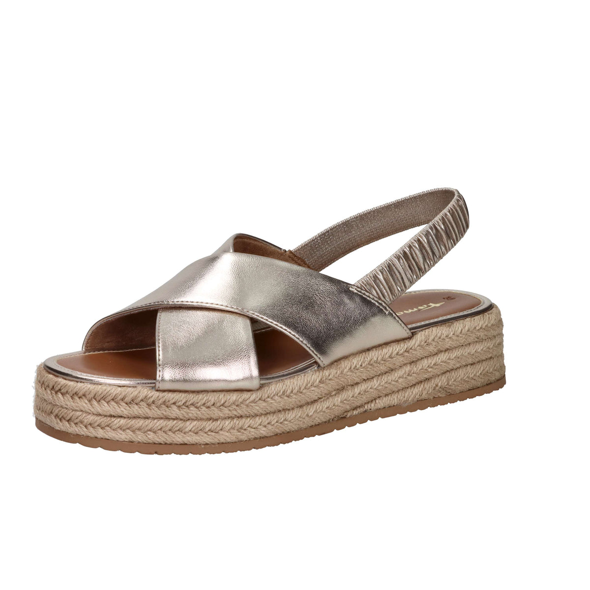 Tamaris Donna Sandalo con zeppa 1-28246-46 Oro