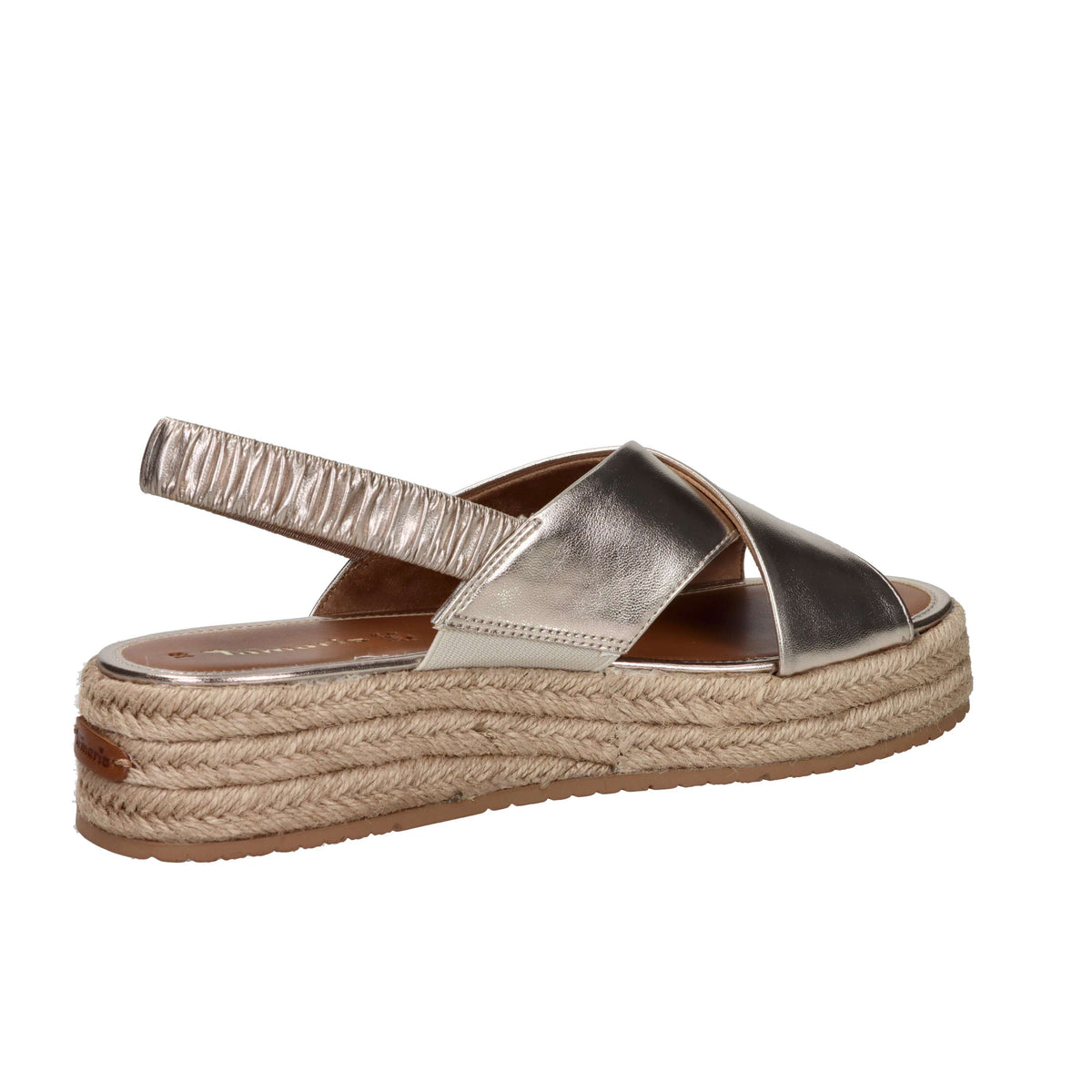 Tamaris Donna Sandalo con zeppa 1-28246-46 Oro
